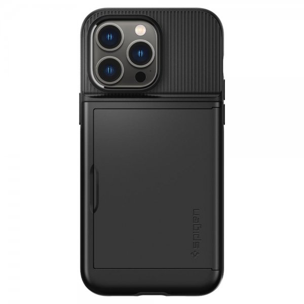 Spigen iPhone 14 Pro Skal Slim Armor CS Svart