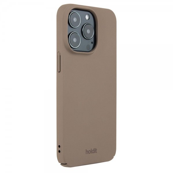 holdit iPhone 14 Pro Skal Slim Case Mocha Brown