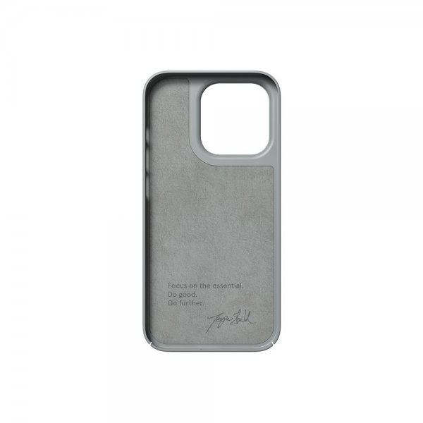 Nudient iPhone 14 Pro Skal Thin Case MagSafe Concrete Grey