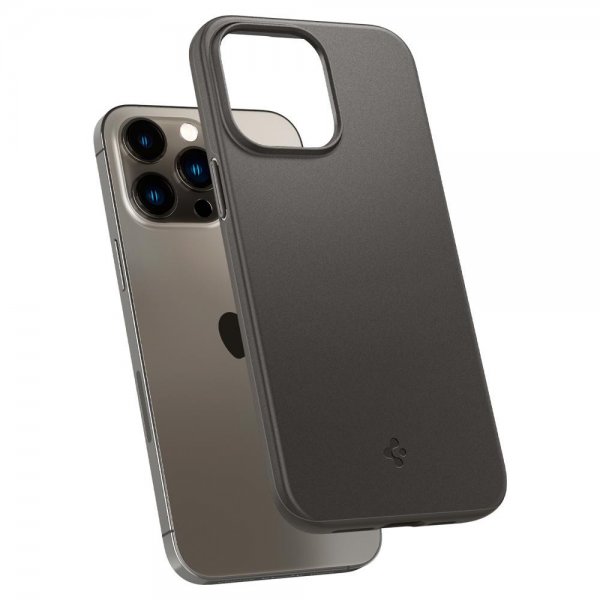 Spigen iPhone 14 Pro Skal Thin Fit Gunmetal