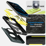 Spigen iPhone 14 Pro Skal Tough Armor MagFit Abyss Green