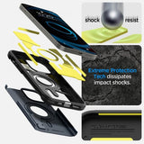 Spigen iPhone 14 Pro Skal Tough Armor MagFit Metal Slate