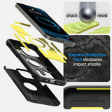 Spigen iPhone 14 Pro Skal Tough Armor MagFit Svart