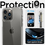 Spigen iPhone 14 Pro Skal Ultra Hybrid Crystal Clear