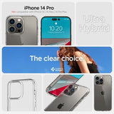 Spigen iPhone 14 Pro Skal Ultra Hybrid Crystal Clear