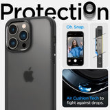 Spigen iPhone 14 Pro Skal Ultra Hybrid Frost Black