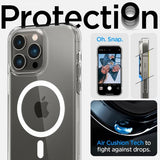 Spigen iPhone 14 Pro Skal Ultra Hybrid MagFit White