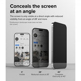 Ringke iPhone 14 Pro Skärmskydd Privacy Glass