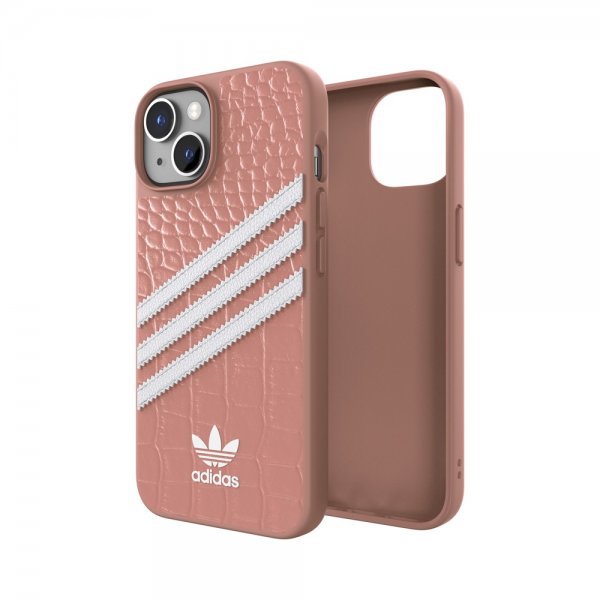 Adidas iPhone 14 Skal 3 Stripes Snap Case Alligator Pink