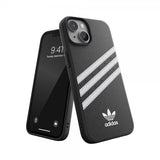 Adidas iPhone 14 Skal 3 Stripes Snap Case Svart Vit