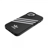 Adidas iPhone 14 Skal 3 Stripes Snap Case Svart Vit