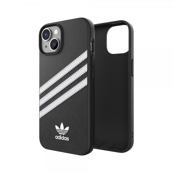 Adidas iPhone 14 Skal 3 Stripes Snap Case Svart Vit