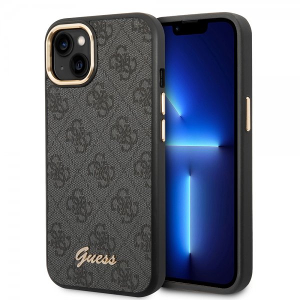 Guess iPhone 13/14/15 Skal 4G Logo Svart