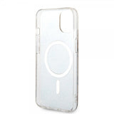 Guess iPhone 14 Skal 4G Pattern MagSafe Brun