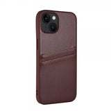 Buffalo iPhone 13/iPhone 14 Skal Backcover with Card Slots Brun