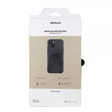 Buffalo iPhone 13/14 Skal Backcover with Card Slots Svart
