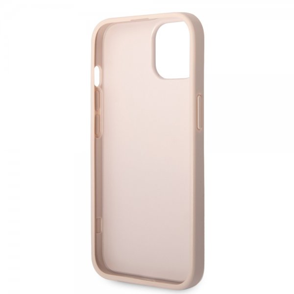 Guess iPhone 14 Skal Big Metal Logo Rosa