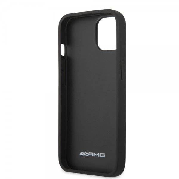 AMG iPhone 14 Skal Carbon Effect Stamped Logo Svart
