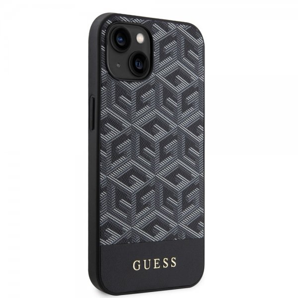 Guess iPhone 14 Skal G Cube MagSafe Svart