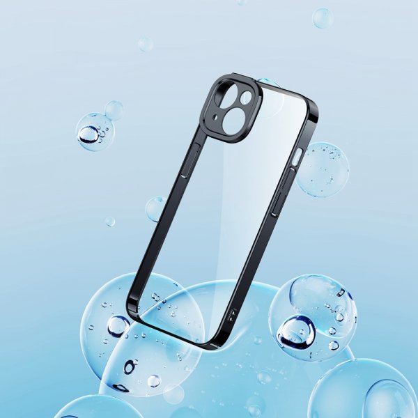 Baseus iPhone 14 Skal Glitter Series Svart