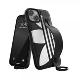 Adidas iPhone 14 Skal Handstrap Case Svart Vit