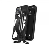 Adidas iPhone 14 Skal Handstrap Case Svart Vit