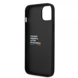 BMW iPhone 14 Skal Hexagonal Pattern Svart