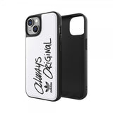 Adidas iPhone 14 Skal Inlay Embroidery Case Vit Svart