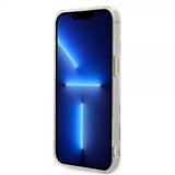 Karl Lagerfeld iPhone 14 Skal Karl & Choupette Gradient Vit