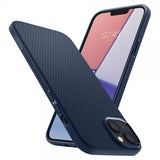 Spigen iPhone 14 Skal Liquid Air Navy Blue