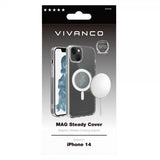 Vivanco iPhone 14 Skal Mag Steady Transparent