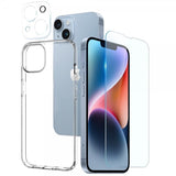 Northjo iPhone 14 Skal med Skärmskydd och Kameraskydd 3-i-1