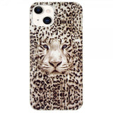 iPhone 14 Skal Motiv Vit Tiger