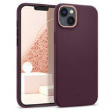 Caseology iPhone 14 Skal med Skärmskydd Nano Pop 360 Burgundy Bean