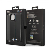 BMW iPhone 14 Skal Quilted Svart