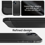 Spigen iPhone 14 Skal Rugged Armor MagFit Matte Black