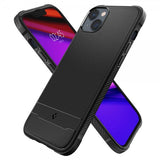 Spigen iPhone 14 Skal Rugged Armor MagFit Matte Black