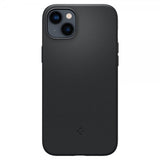 Spigen iPhone 14 Skal Silicone Fit MagFit Svart