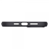 Spigen iPhone 14 Skal Silicone Fit MagFit Svart
