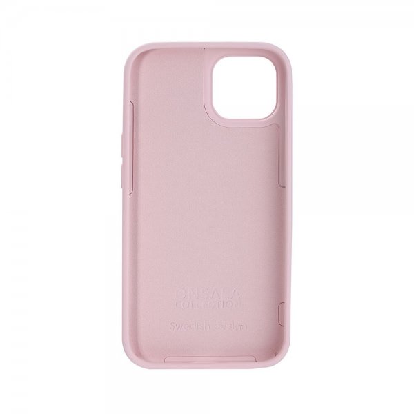 Onsala iPhone 13/14 Skal Silikon Chalk Pink