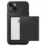 Spigen iPhone 14 Skal Slim Armor CS Svart
