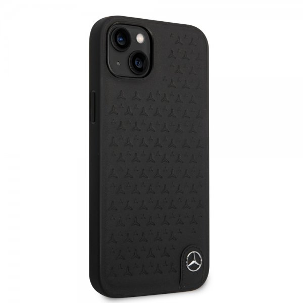 Mercedes Benz iPhone 14 Skal Star Pattern Svart