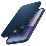 Spigen iPhone 14 Skal Thin Fit Navy Blue