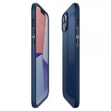 Spigen iPhone 14 Skal Thin Fit Navy Blue