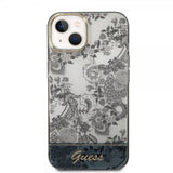 Guess iPhone 14 Skal Toile de Jouy Grå