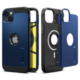 Spigen iPhone 14 Skal Tough Armor MagFit Navy Blue