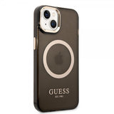 Guess iPhone 14 Skal Translucent MagSafe Svart