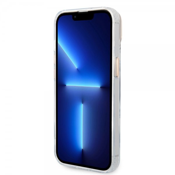 Guess iPhone 14 Skal Transparent MagSafe Guld Transparent