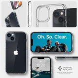 Spigen iPhone 14 Skal Ultra Hybrid Crystal Clear