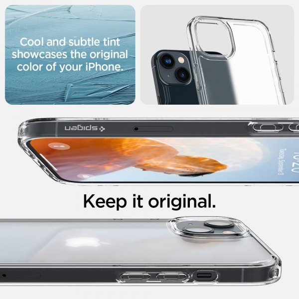 Spigen iPhone 14 Skal Ultra Hybrid Frost Clear